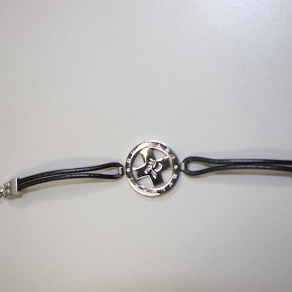 Bvlgari Tondo Cross Stainless Steel Bracelet